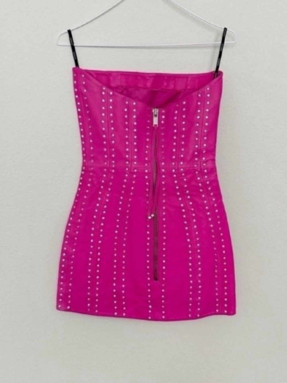 Retrofete Vesta Crystal Embellished Mini Dress Pink - Picture 5 of 8